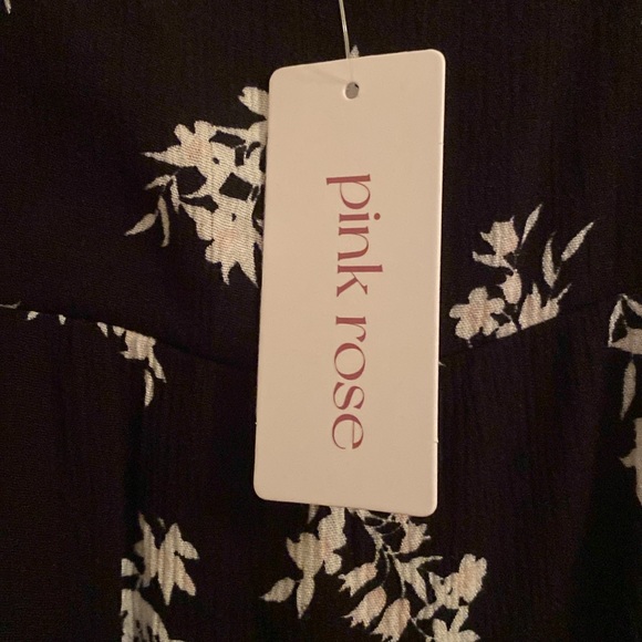 Pink Rose Babydoll Dress, NWT, Size Small - Picture 5 of 6